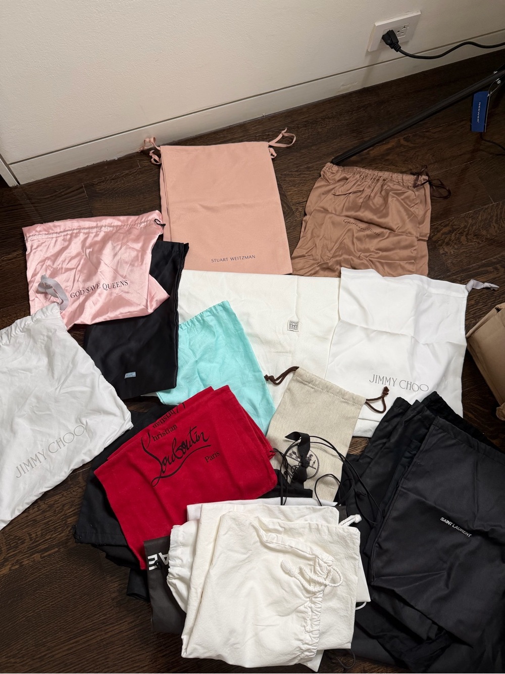 Designer dust bags!